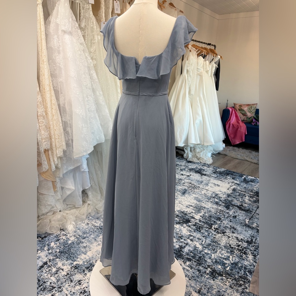Azazie Light Blue Maxi Dress - Picture 8 of 11